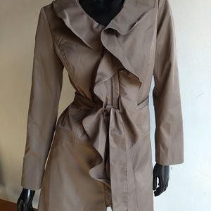Cynthia Rowley Ruffled collar coat